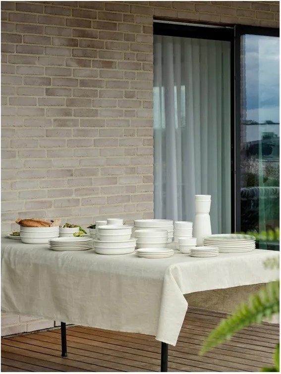 Krémszínű porcelán tányér ø 24 cm Eau – Zone