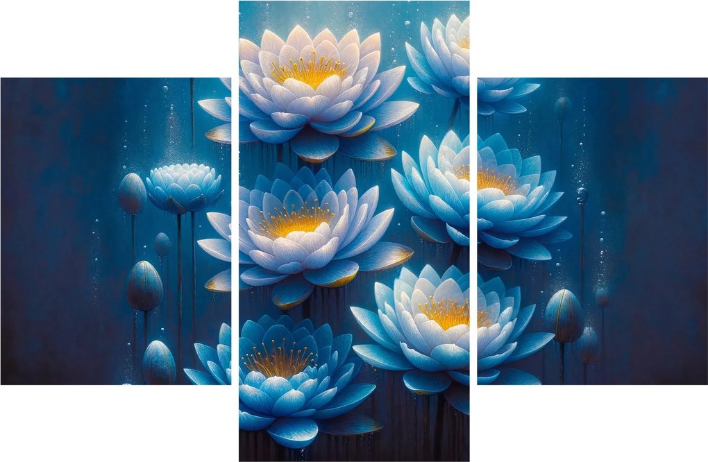 Kép - Tavirózsák a víz alatt (90x60 cm)