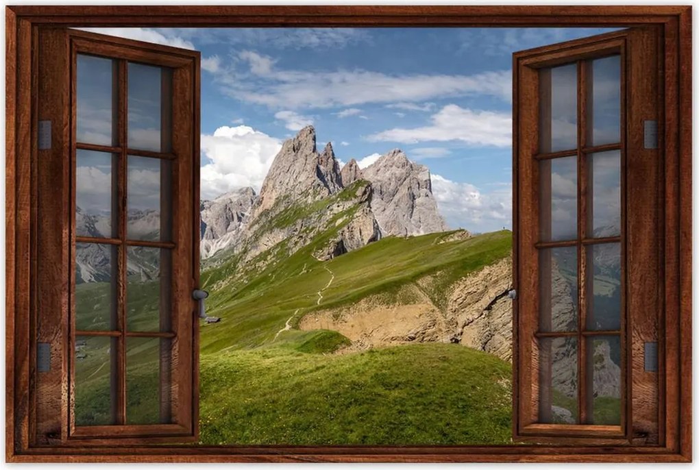 Poszterek 120x80 Egy nap a hegyekben Hegyek Kilátás