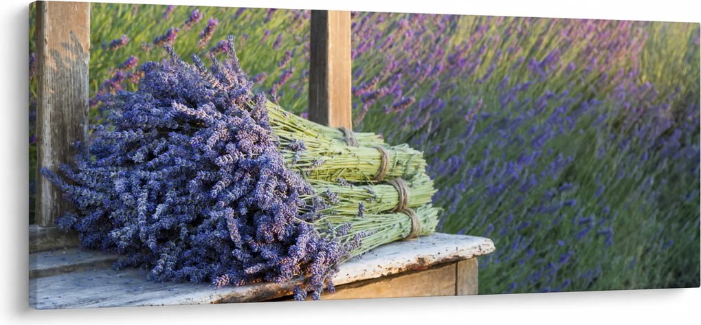 Kép - Levendula csokrok (120x50 cm)