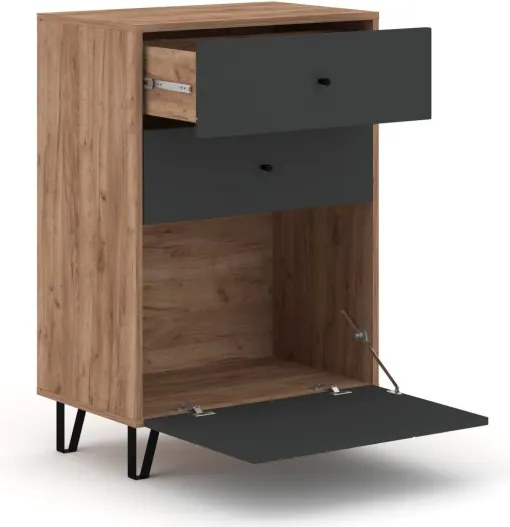 BILBAO SZAFKA BL18 CRAFT TABACO/GRAFIT