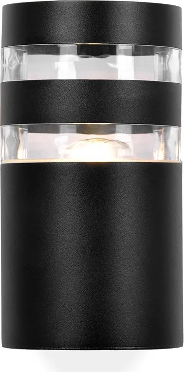 KAJA K-8205 SOLIN Modern Kültéri Fali Lámpa Fekete E27 IP44