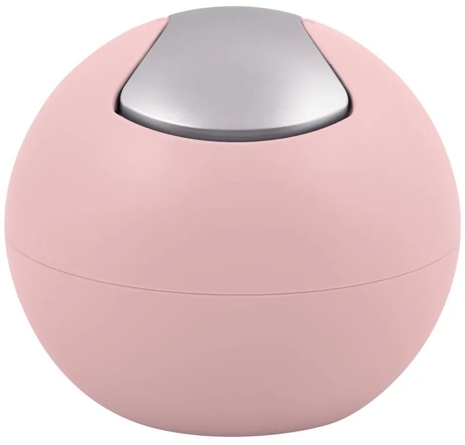 Rózsaszín műanyag szemetes 1 l Bowl Matt – Spirella