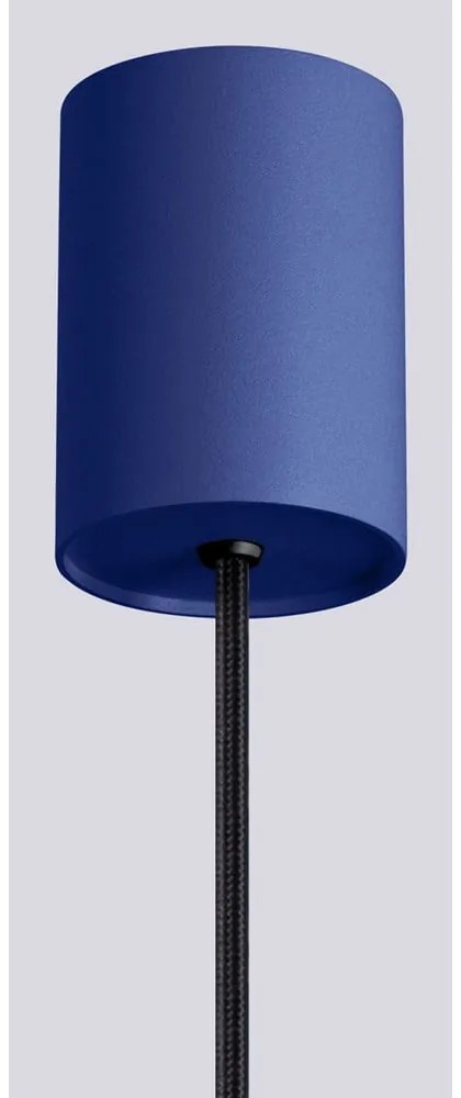 Sötétkék függőlámpa üveg búrával ø 12 cm Orbital – Sollux