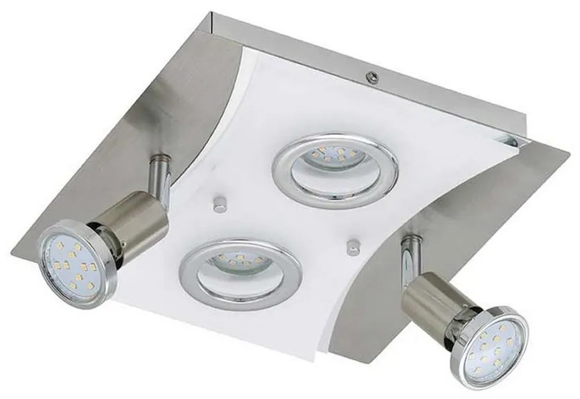 Briloner 3582-042 - LED mennyezeti lámpa RIPOSO 2xLED/5W/230V + 2xGU10/3W