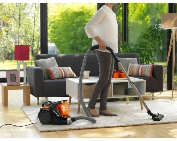 Rowenta - Porzsák nélküli porszívó COMPACT POWER 1,5l 750W/230V fekete/narancs