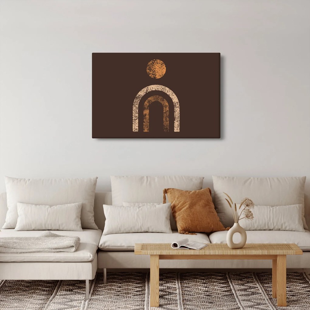 Kép - Narancssárga ívek N⁰1 (90x60 cm)