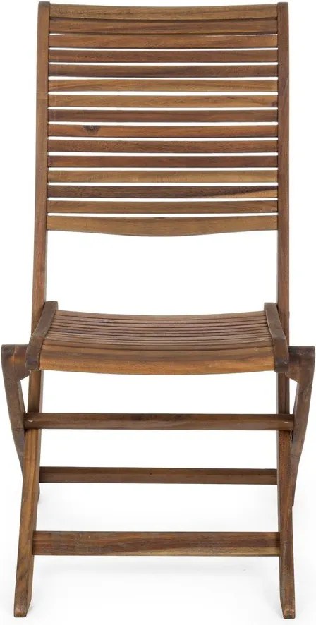 Natúr színű tömörfa kerti szék Noemi – Bizzotto