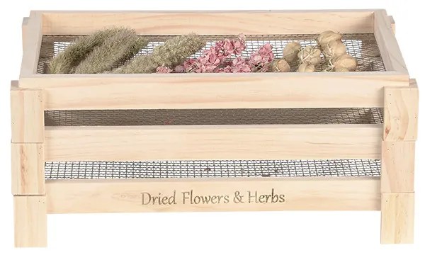 Háromszintes virág és gyógynövény szárító tálca
