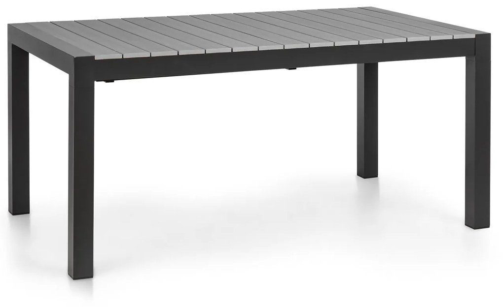 Blumfeldt Menorca Expand, kerti asztal, 163 x 95 cm, antracit