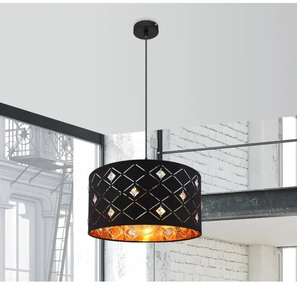 Globo 15448H - Csillár zsinóron ABBEY 1xE27/60W/230V