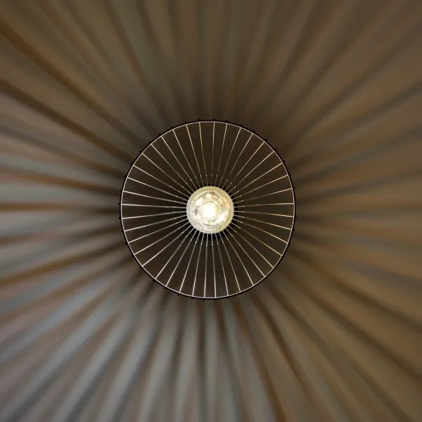 Brilagi - LED függőlámpa kábellel CERIA WIRE 1x E27/40W/230V, átmérő 30 cm, fekete