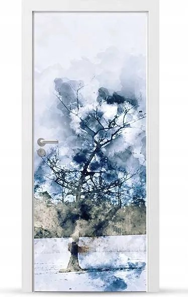 Furnér Kültéri Ajtó matrica Bútor öntapadós Könnyű Ragasztás