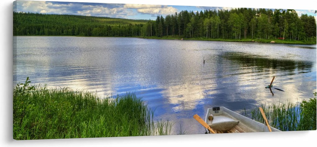 Kép - Festői falu (120x50 cm)