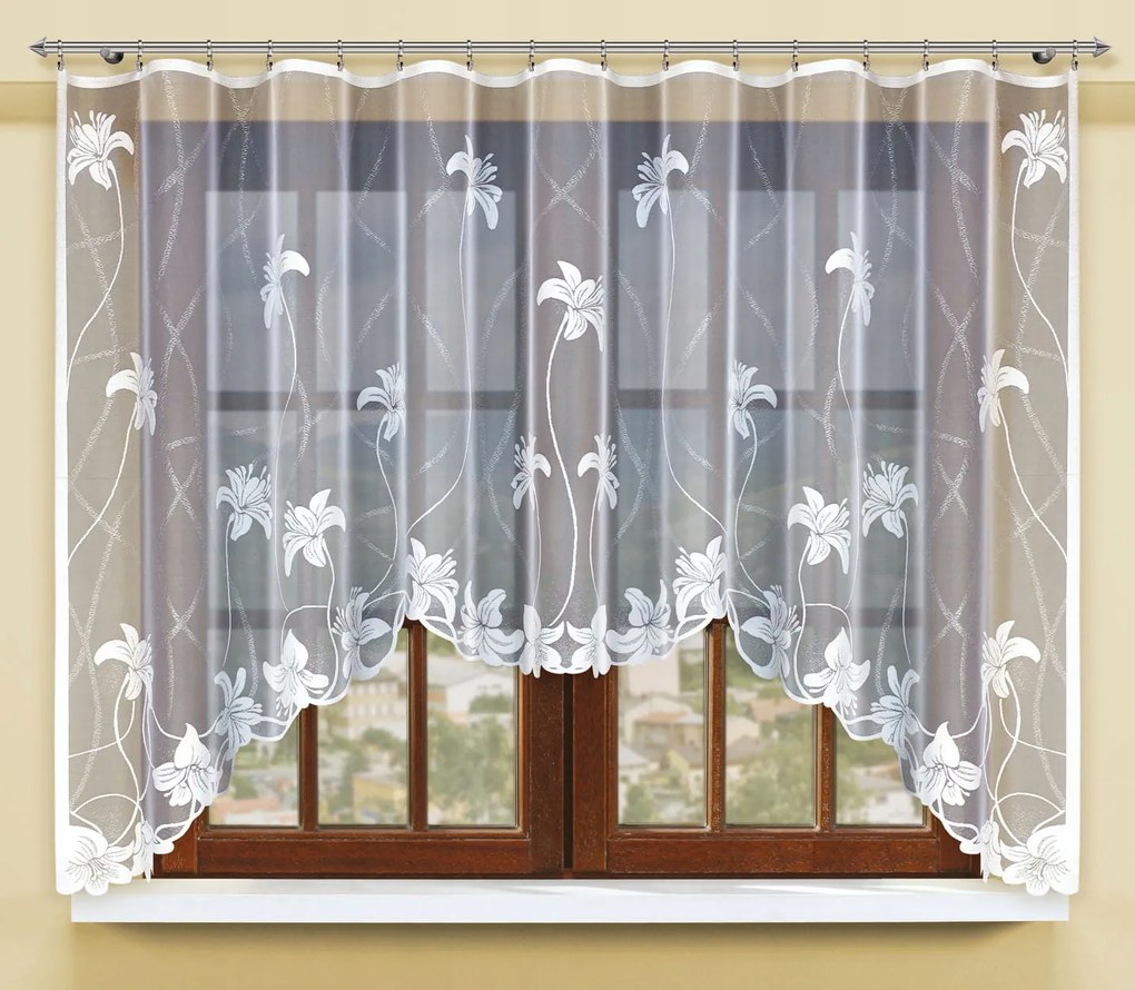 Mg Függöny 21173 jacquard 300x160 szalaggal lengyel