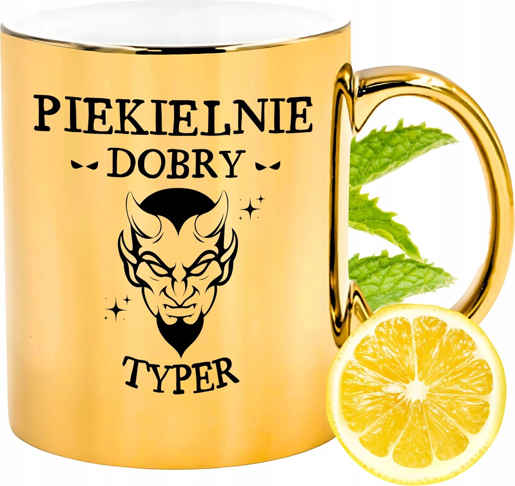 Prémium Arany Fényes Bögre Ajándék Nyomtatott Fénykép