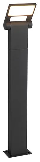 Modern kültéri oszlop lámpa antracit 60 cm LED-del IP54 - Zane