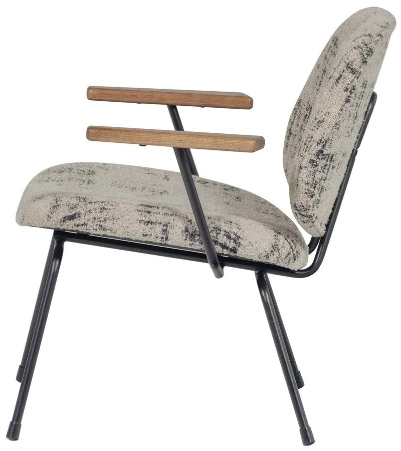 Bézs zsenília fotel Aure – WOOOD