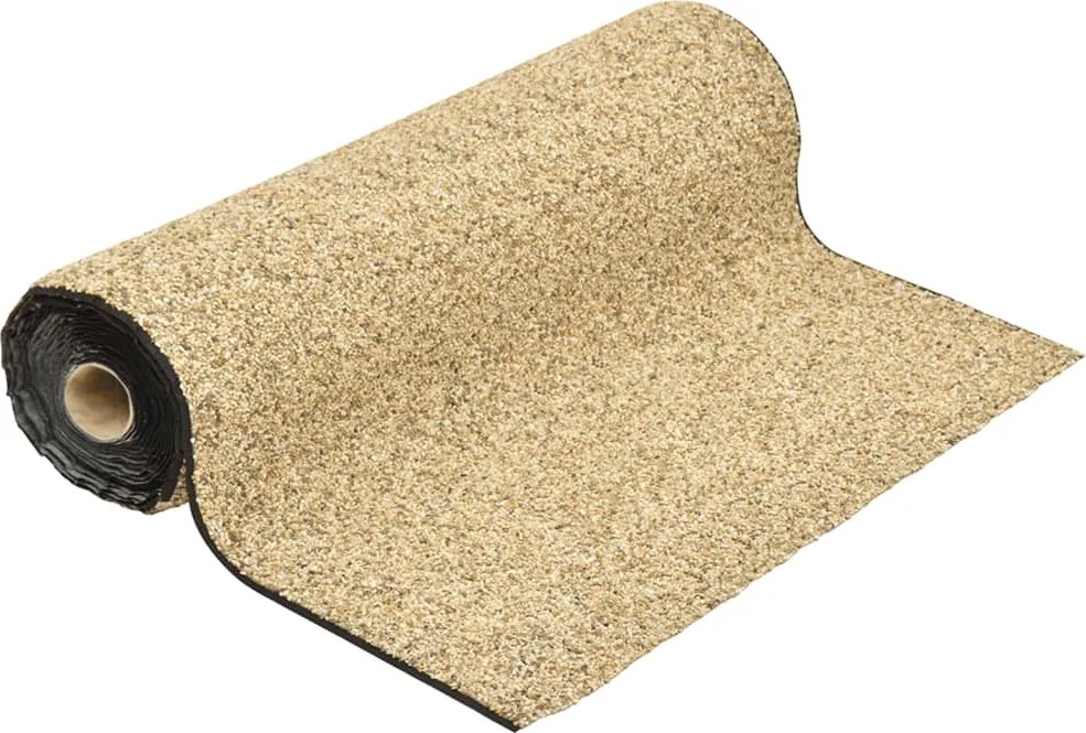 vidaXL természetes homok színű kőzúzalékos tófólia 400 x 100 cm