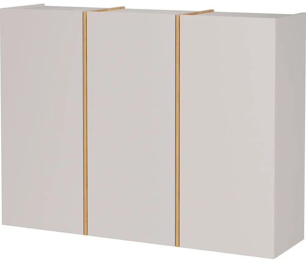 Krémszínű előszoba bútor 138x200x37 cm Libbiano – Germania