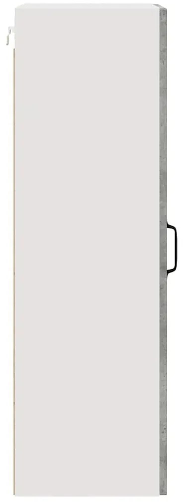 Fali konyhaszekrény Beton Szürke 40 x 31 x 100 cm Faanyag