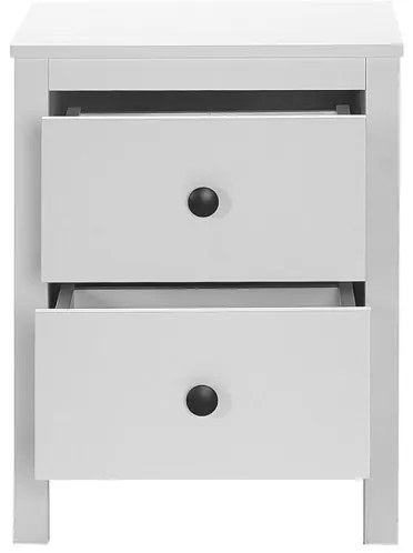 Éjjeliszekrény 61x46 cm fehér