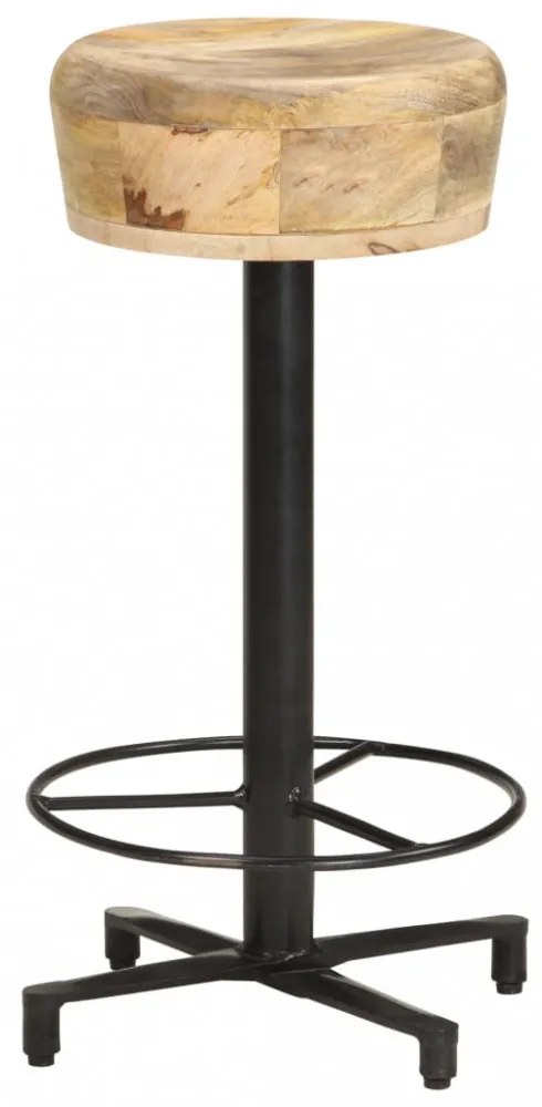 vidaXL 2 db tömör mangófa bárszék 66 cm
