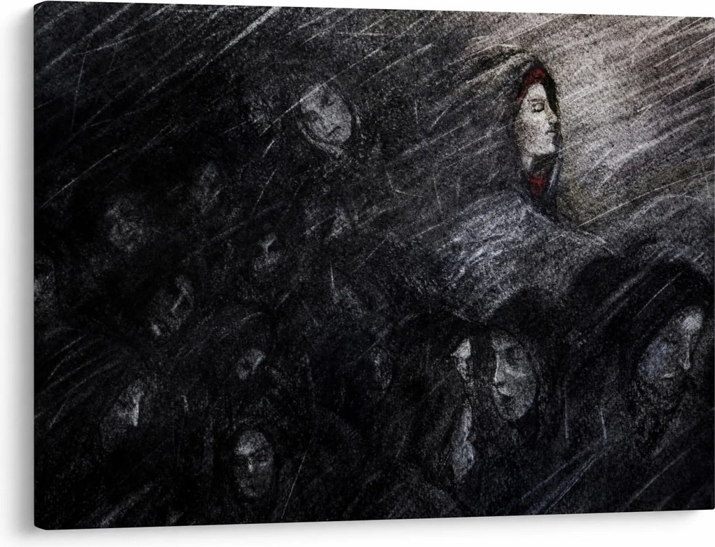 Kép - Szomorúság és lemondás (70x50 cm)