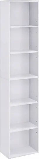 Könyvespolc Songmics Office 40 cm x 178,5 cm x 24 cm fehér