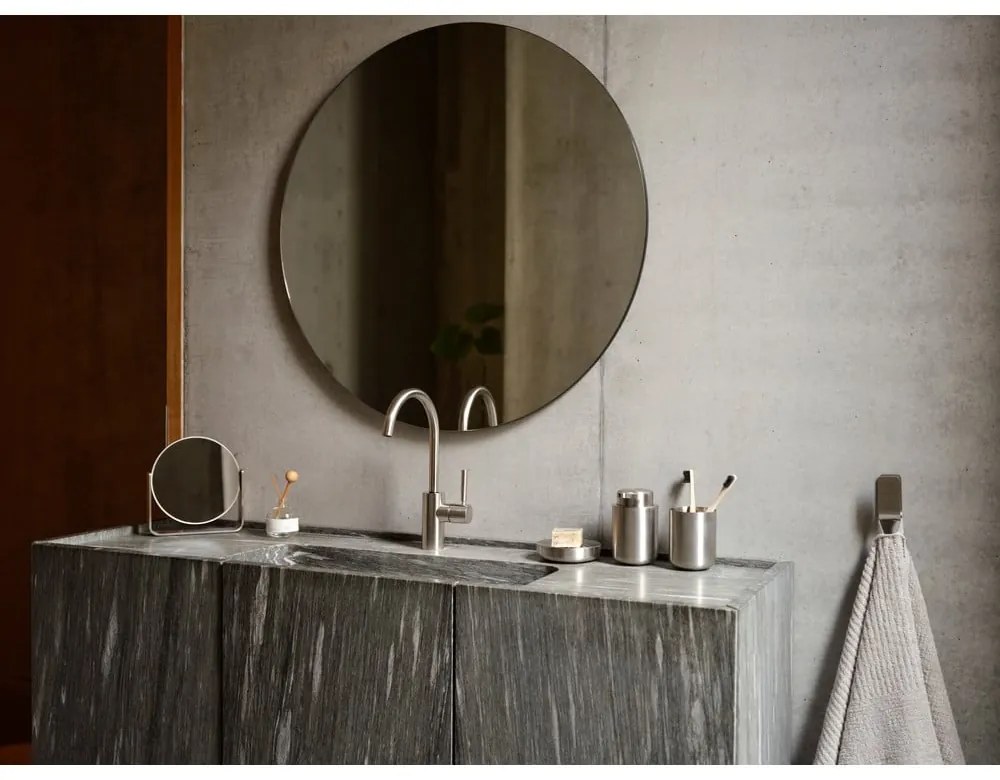 Matt ezüstszínű fali fém akasztó Ume – Zone