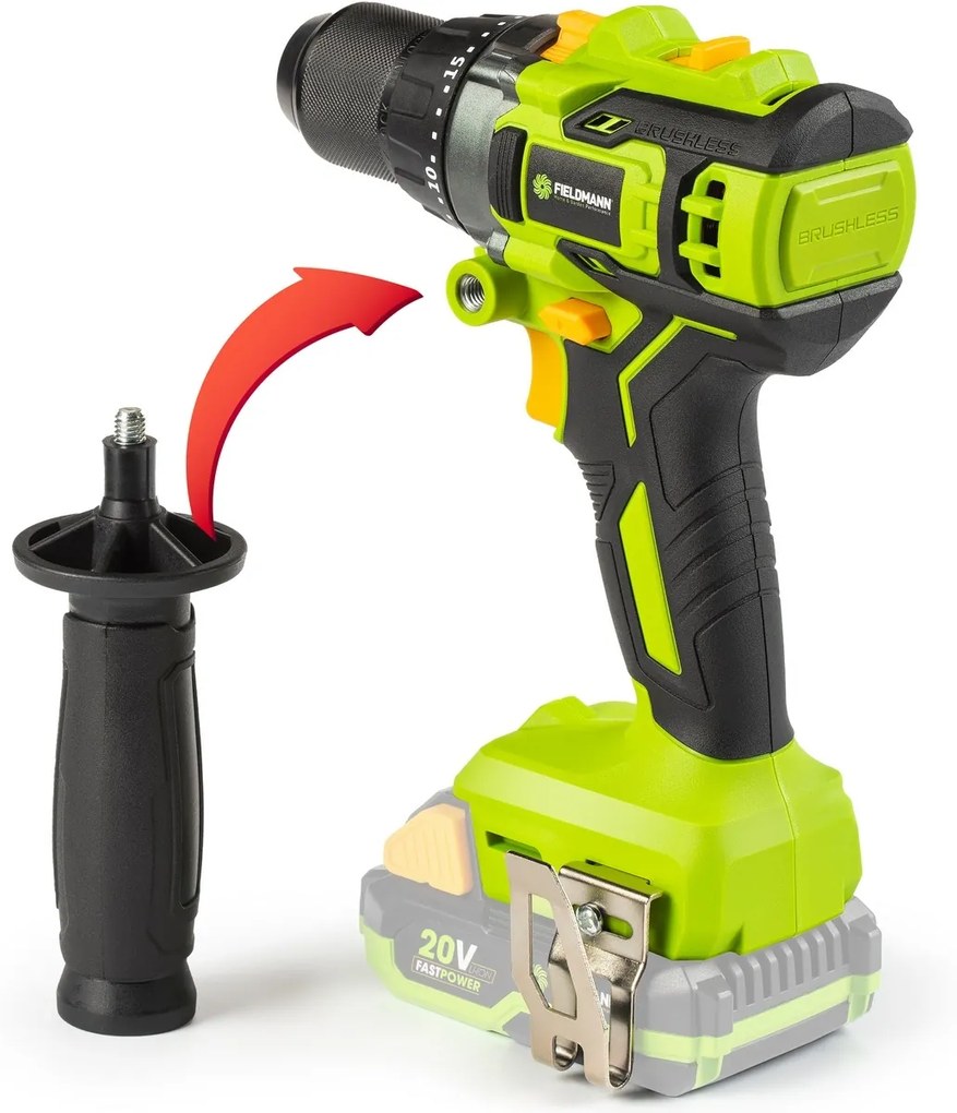 Fieldmann FDUV 70215-0 akkumulátoros fúrógép FAST POWER 20 V