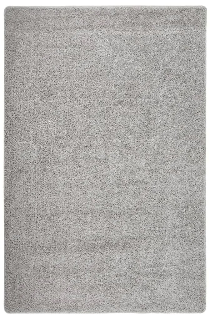 világosszürke csúszásmentes bozontos szőnyeg 200 x 290 cm