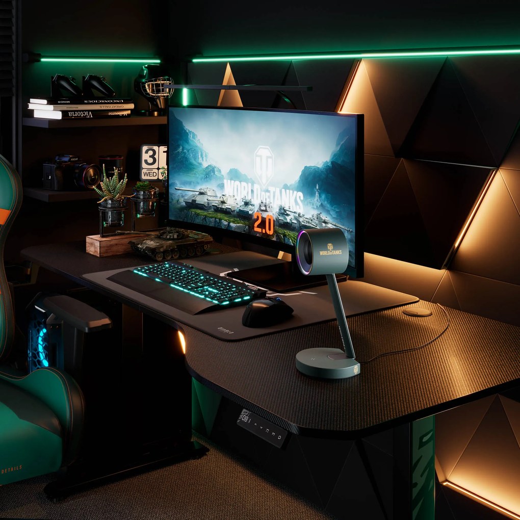 Diablo X-Tensio Állítható Magasságú Íróasztal 1600 Fekete