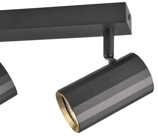 Spotlámpa NICEA 3xGU10/10W/230V fekete