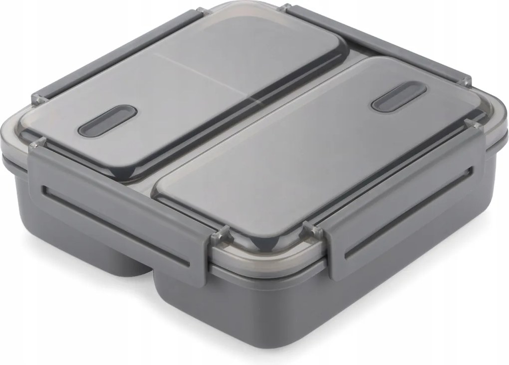 Uzsonnás doboz Reggeliző 2 rekeszes 1100 ml légmentesen záródó