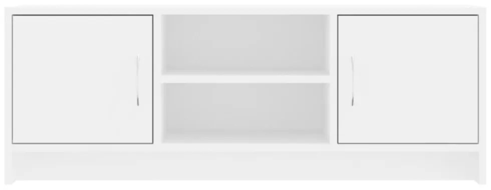 fehér szerelt fa TV-szekrény 102x30x37,5 cm