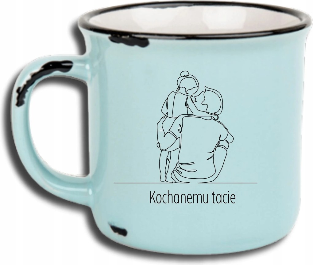 Bögre Kék Retro Vicces Apák Napi Ajándék Kedves Apának