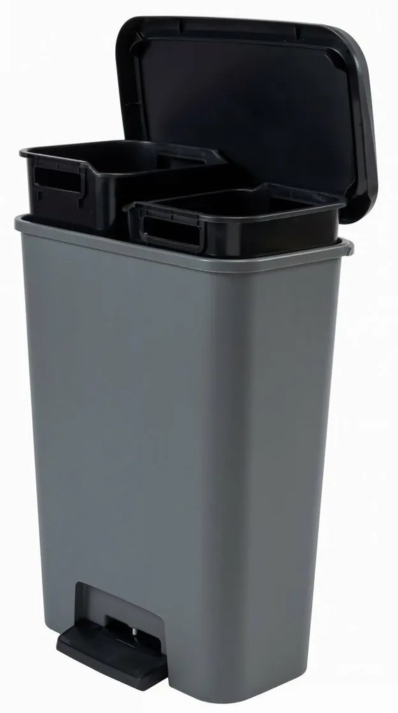 Curver Compatta hulladékgyűjtő, 23 + 23 l, 23 + 23 l