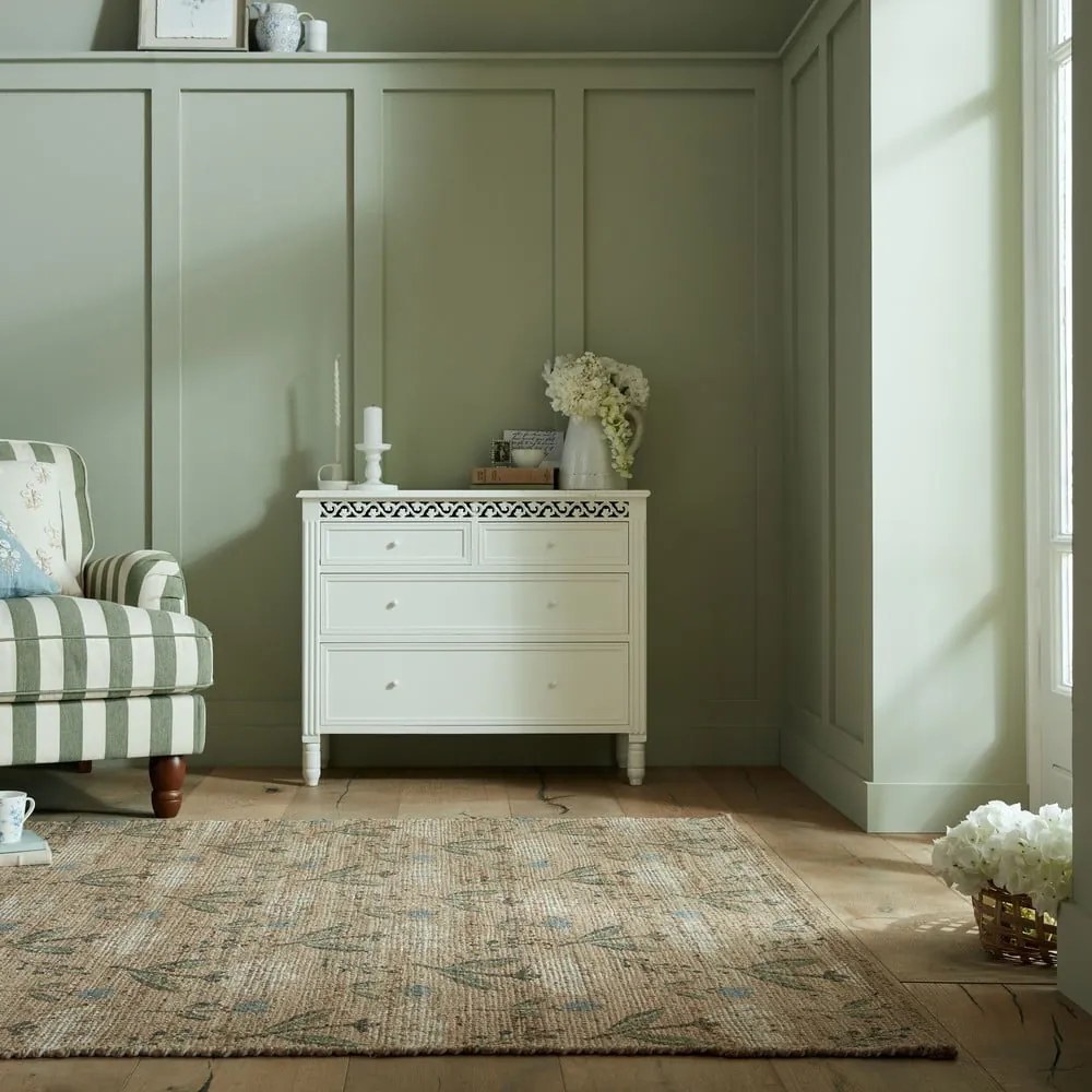 Natúr színű kézi szövésű juta keverék szőnyeg 160x230 cm Arriana – Flair Rugs