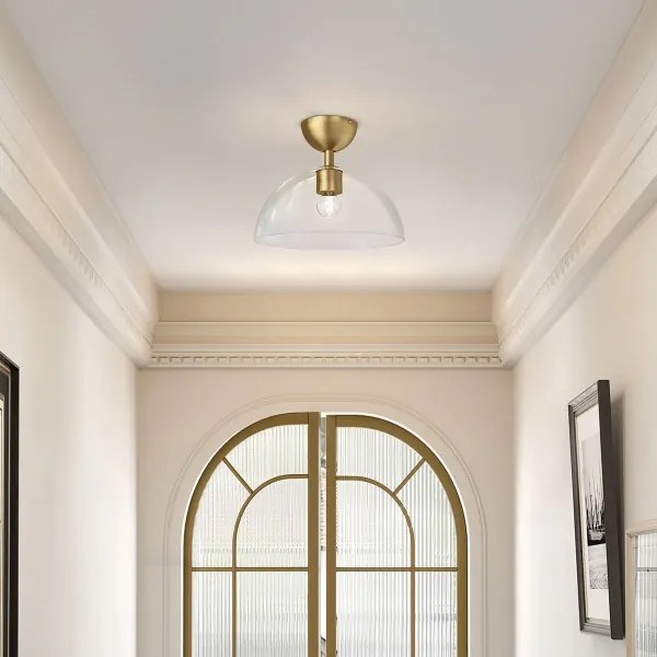 Alora Mood ALM-JUDE-SF-GD-CL-Mennyezeti lámpa JUDE 1xE27/60W/230V átm. 30,5cm réz