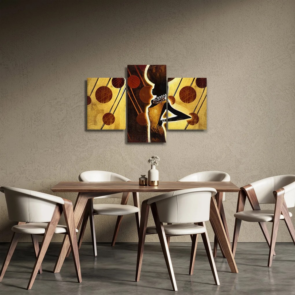 Egy ősi művészeti festmény képe (90x60 cm)