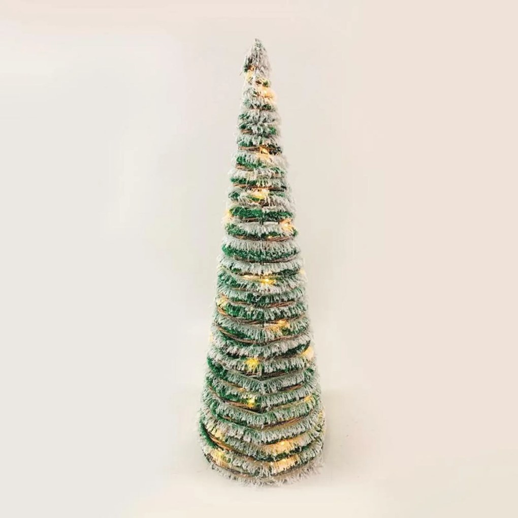 Aca Lighting zöld rattan kúpfa hóval 30 mini Ww LED-del a lámpán