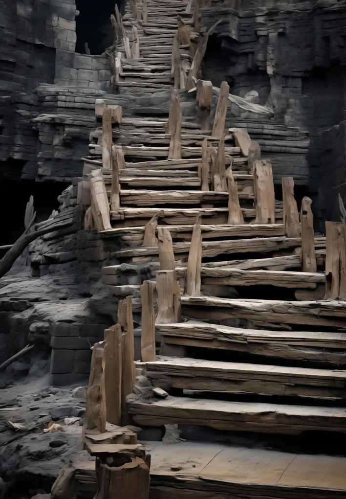 Poszter 68x98cm Lépcsők az ismeretlenhez