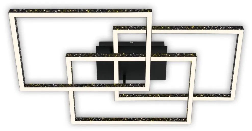 Brilo - LED Dimmelhető mennyezeti lámpa FRAME LED/57W/230V 3000K fekete