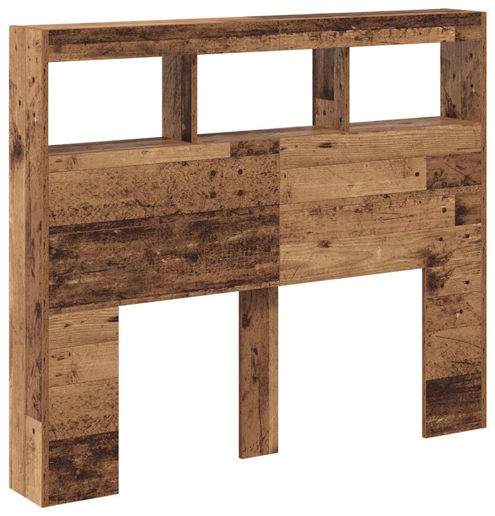 Fejvég Öreg Fa Tömör Újrahasznosított Fa 120 x 17 x 102 cm