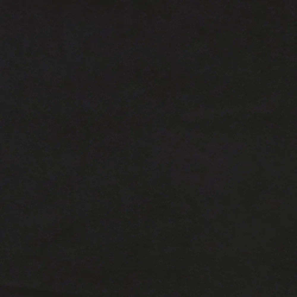 fekete bársony kanapéágy 90 x 200 cm