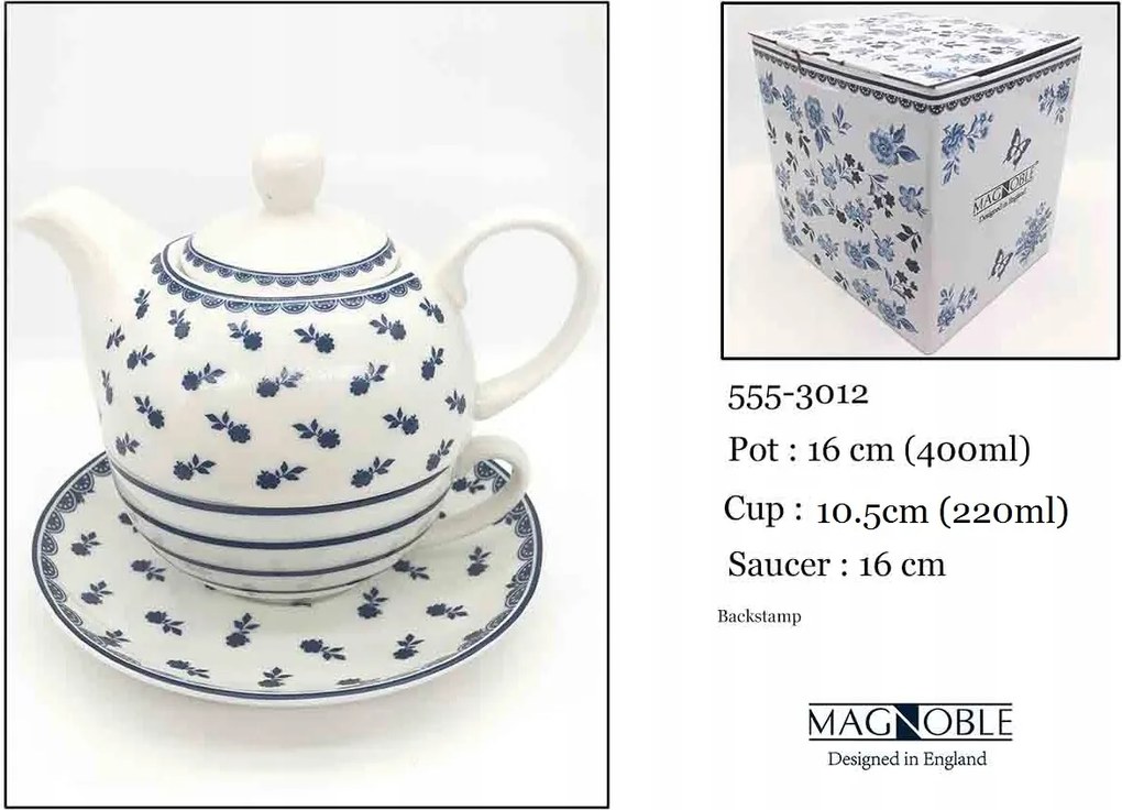 Tea for one Teáskanna kancsó csésze 400 ml