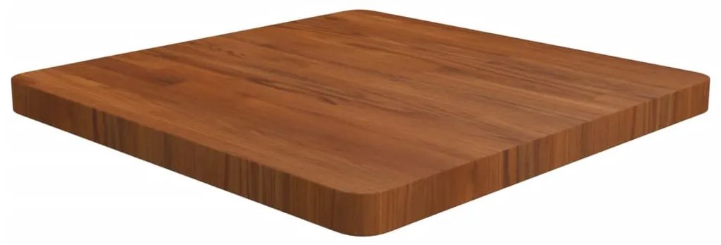 világosbarna kezelt tömör tölgyfa négyzet asztallap 60x60x4cm