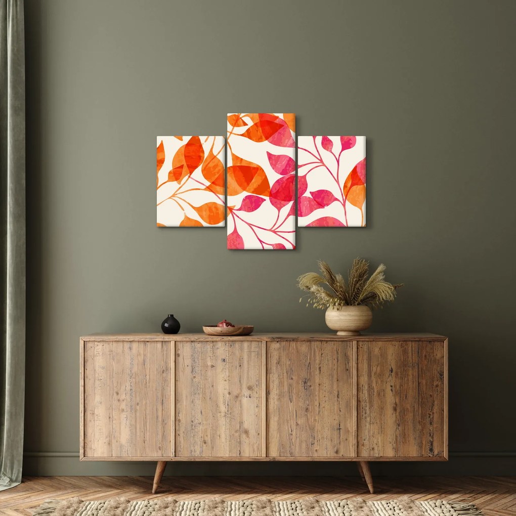 Kép - Narancssárga levelek (90x60 cm)