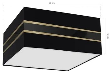 Mennyezeti lámpa ULTIMO 3xE27/60W/230V fekete